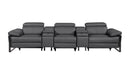 1246 - Modular Power Triple Reclining Dual Console Sofa With Power Reclining Headrests