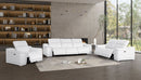 2679 - Power Reclining Sofa, Loveseat & Chair Set In Genuine Leather (6 Recliners)