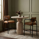 Serava - Vegan Leather Upholstered Bar Stool