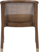 Sylvan - Vegan Leather Dining Chair (Set of 2) - Brown Frame