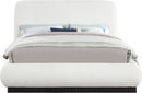 Rigby - Linen Bed With Black Base