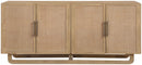 Sova - Solid Wood, Oak Veneer And Stainless Steel Sideboard/Buffet