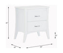 Babb - Accent Table - White