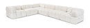 Orin - L-Shaped Velvet 6 Piece Modular Sectional