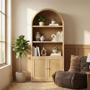 Botanical - Oak Veneer And Solid Wood Bookcase
