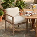 Solace - Olefin Performance Fabric Outdoor Patio Dining Arm Chair