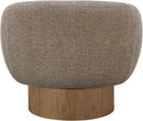 Avella - Interwoven Fabric Swivel Accent Chair