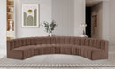Arc - Faux Leather 7 Piece U-Shaped Modular Sofa