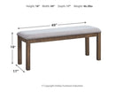 Moriville - Upholstered Bench - Beige