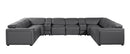 1224 - 10-Piece U-Shaped Sectional Sofa In With 4 Power Recliners & Power Headrests