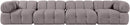 Orin - Fabric Velvet 4 Piece Modular Sofa
