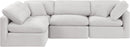 Indulge - Velvet 4 Piece Modular Sectional