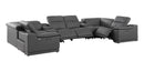 9762 - 8-Piece U-Shaped Sectional Sofa With 4 Power Recliner