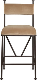 Monarch - Velvet Counter Stool (Set of 2)