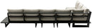 Maldives - 5 Piece Water Resistant Outdoor Patio Modular Sectional With Gray Base
