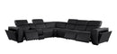1224 - 7-Piece L-Shaped Sectional Sofa In With 3 Power Recliners & Power Headrests