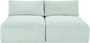 Shaggy - 2 Seat Modular Armless Sofa