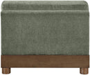 Turin - Chenille Fabric Upholstered Modular Armless Chair
