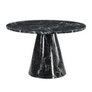 Hollis - Dining Table With Engineered Stone Top - Engineered Stone