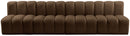 Arc - Velvet 4 Seats Modular Sofa