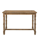 Farsiris - Counter Height Table - Weathered Oak