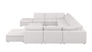 1100 - Top-Grain Italian Leather 11-Piece Sectional With Chaise