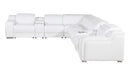 1116 - 8-Piece L-Shaped Sectional Sofa In With 4 Power Recliners & Power Headrests