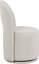 Cirelle - Linen Textured Performance Fabric Dining Chair (Set of 2)