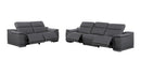 9762 - 5-Piece Modular Power Reclining Sofa And Loveseat Set With 5 Power Recliners In