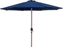 Fiji - Aluminum Patio Umbrella With Square Teak Base