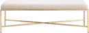 Valley - Bench With Gold Frame