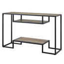 Idella - Sofa Table - Rustic Oak & Black