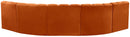 Arc - Velvet 5 Piece U-Shaped Modular Sofa