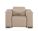1208 - Leather Power Reclining Chair With Power Headrest