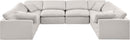 Indulge - Linen 8 Piece Modular Sectional