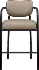Serava - Vegan Leather Upholstered Bar Stool