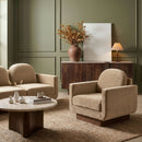 Diviento - Velvet Performance Fabric Upholstered Accent Chair