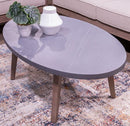 Harmony Headlands - Oval Cocktail Table - Natural / Gray