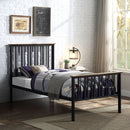 Zudora - Twin Bed - Antique Oak & Black