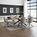 Lawton - Dining Table - Natural & Black