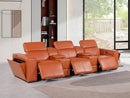1224 - 5-Piece Modular Power Reclining Sofa In With 3 Power Recliners & Power Headrests