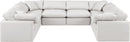 Indulge - Faux Leather 8 Piece Modular Sectional