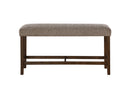 D4355 - 6 Piece Dining Room Set (Bar Table With 4 Bar Stools And Bench) - Dark Brown