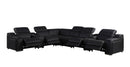 1116 - 8-Piece L-Shaped Sectional Sofa In With 4 Power Recliners & Power Headrests