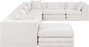 Stellar - 7 Piece Chenille Fabric Upholstered Modular Sectional