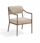 Bastille - Upholstered Dining Arm Chair (Set of 2) - Bronze Frame