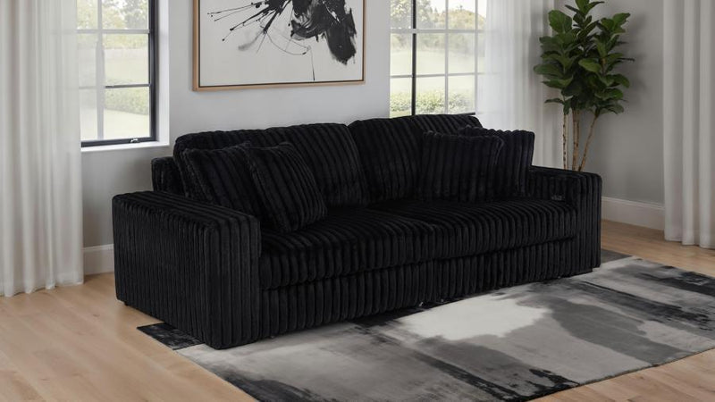 Jacana - Corduroy Upholstered Dual Power Chaise Sofa