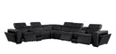 1224 - 8-Piece L-Shaped Sectional Sofa In With 3 Power Recliners & Power Headrests