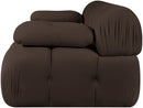 Orin - Velvet Performance Fabric Upholstered 2 Piece Modular Sofa