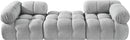 Ames - 3 Piece Boucle Modular Sofa With 1 Backless Seat